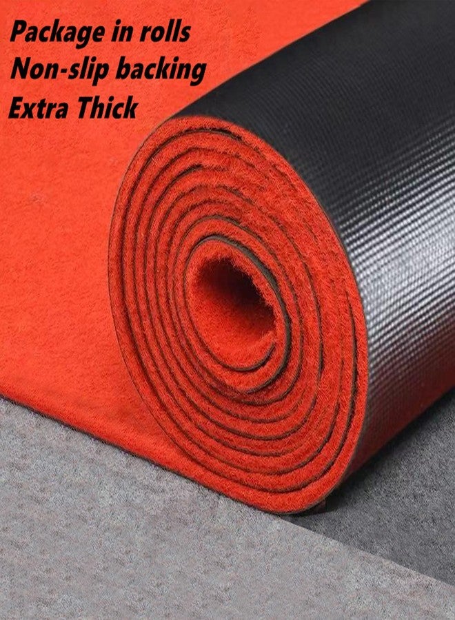 YADI Extra Thick Red Carpet Runner 3 x 10 Ft, Real Carpet, Non-Slip Backing, Stain Resistant, Event Runway Runner Rug for Wedding, Hollywood Movie Award Ceremony Party Decoration - Image 3